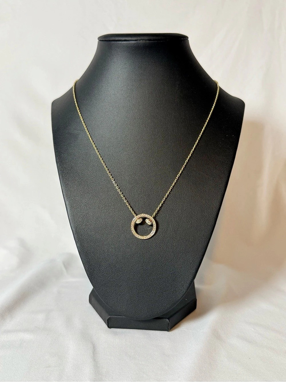 Sterling Club by vermeil Sleek & Tidy Circle Pendant Circle Pendant Necklace in